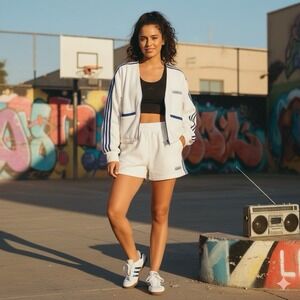 Adidas Terry Cloth Crop Y2K